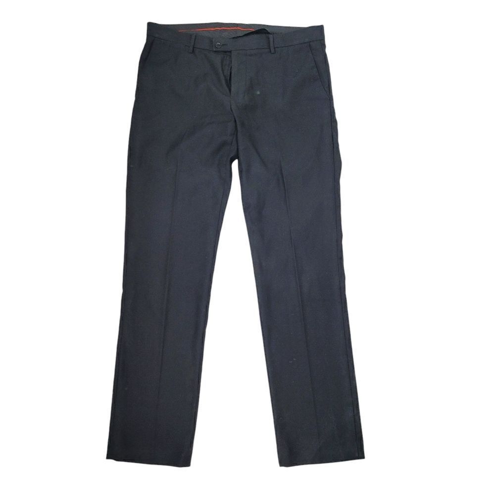 2/$20 Vintage Y2K Top Fashion Plain Black Dress Pant Size: 34"